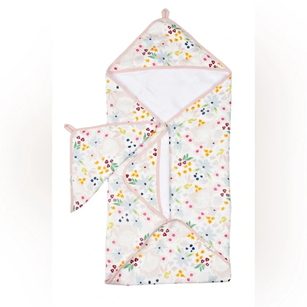 Hooded Towel Set-Lollipop-Shell Floral